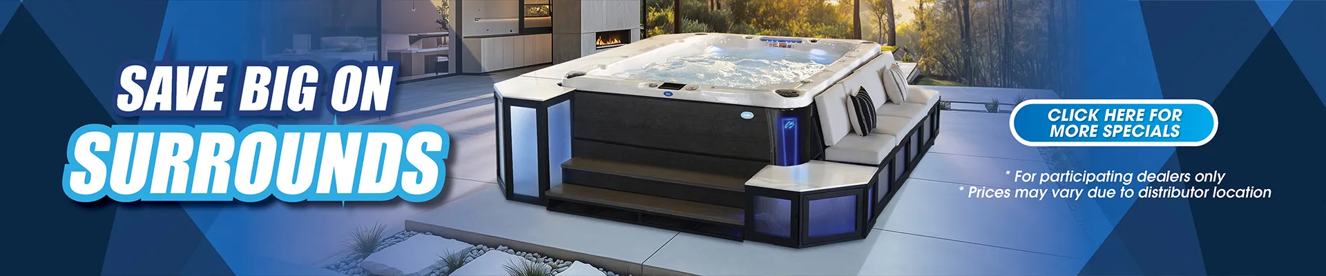 Calspas hot tub being used in a family setting - Aurora
