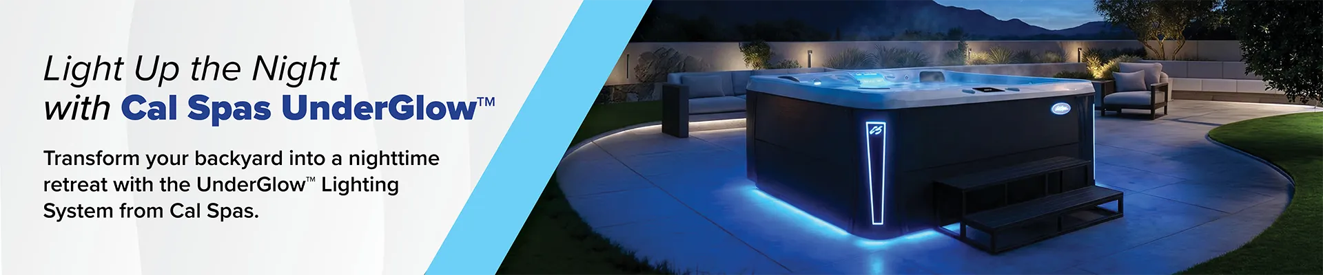 Calspas hot tub being used in a family setting - Aurora